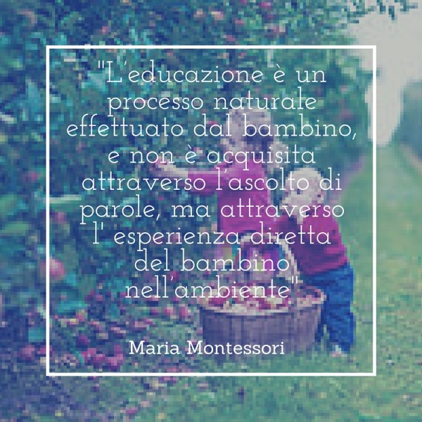 MONTESSORI PSICOLOGIA INFANTILE